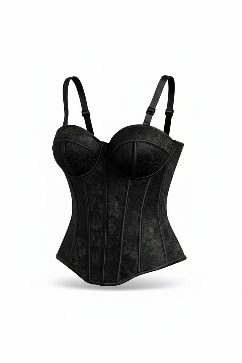 Midnight Lace Corset Top