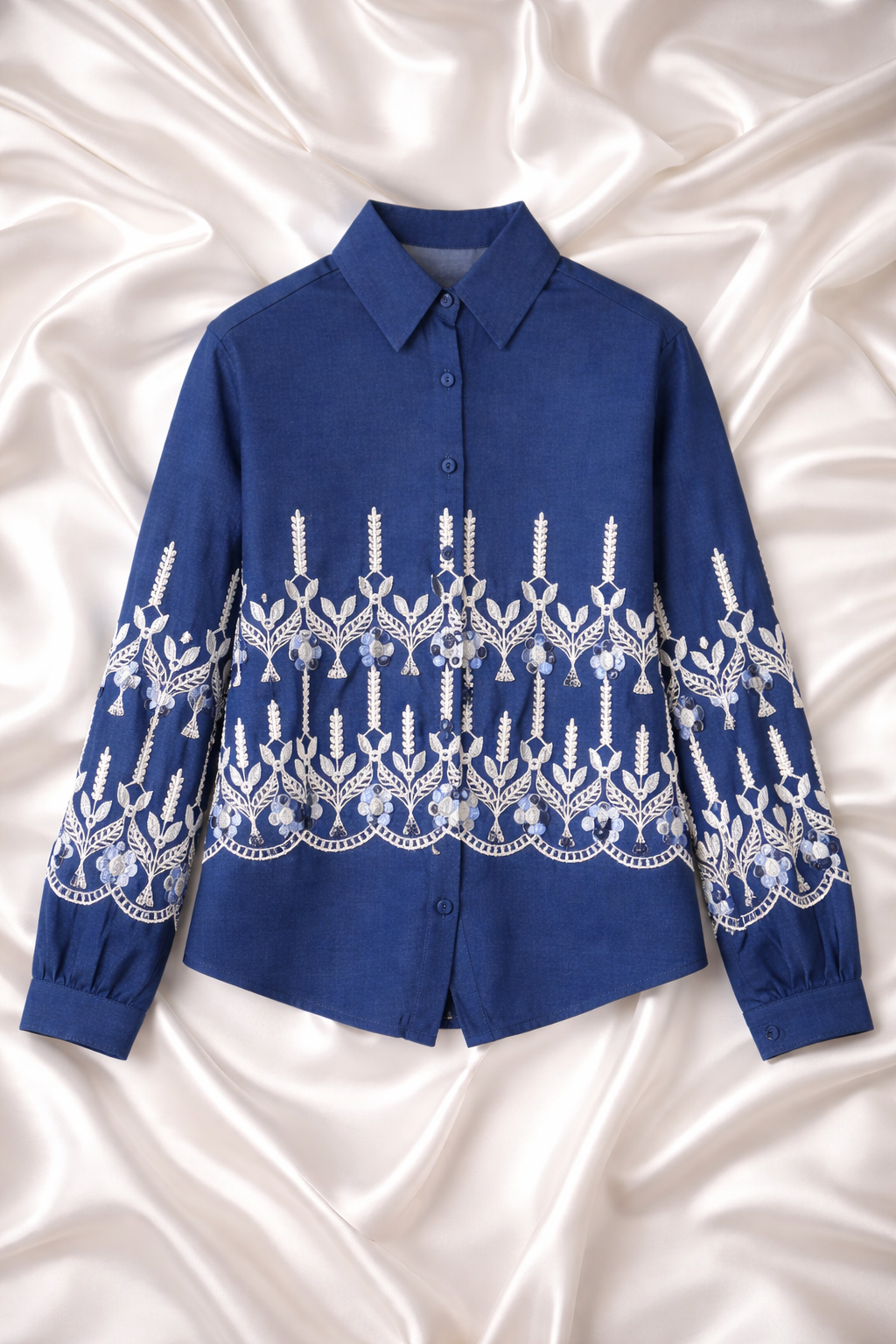 Bluebell Embroidered Shirt