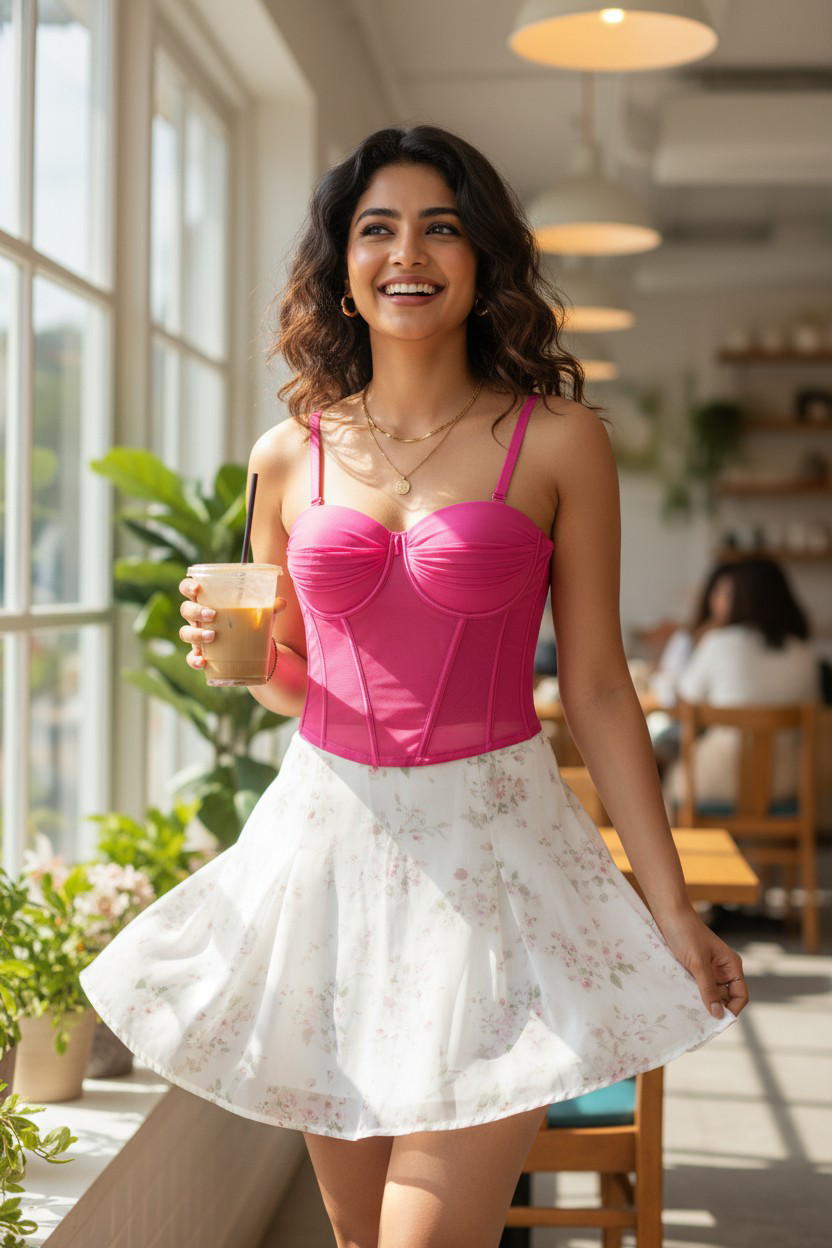 Barbie Blush Corset Top