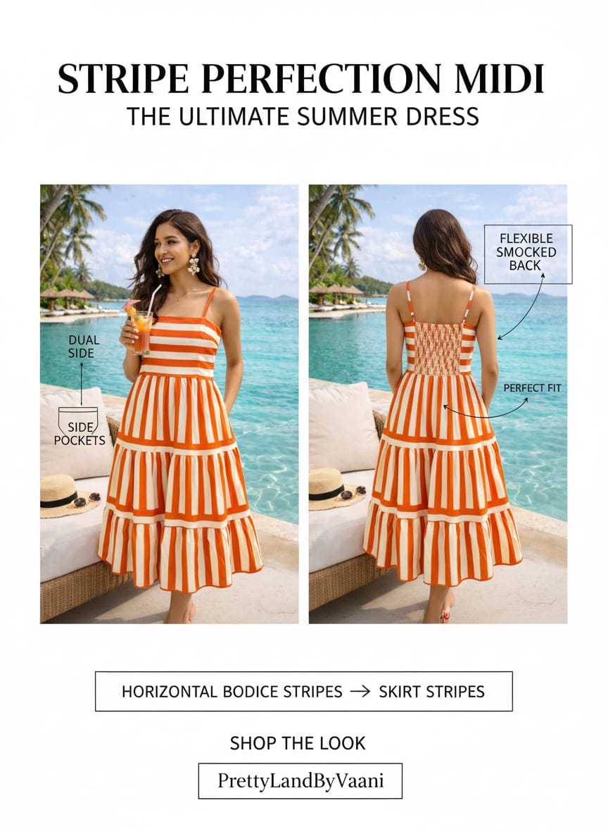 Summer Splash Stripe Dress