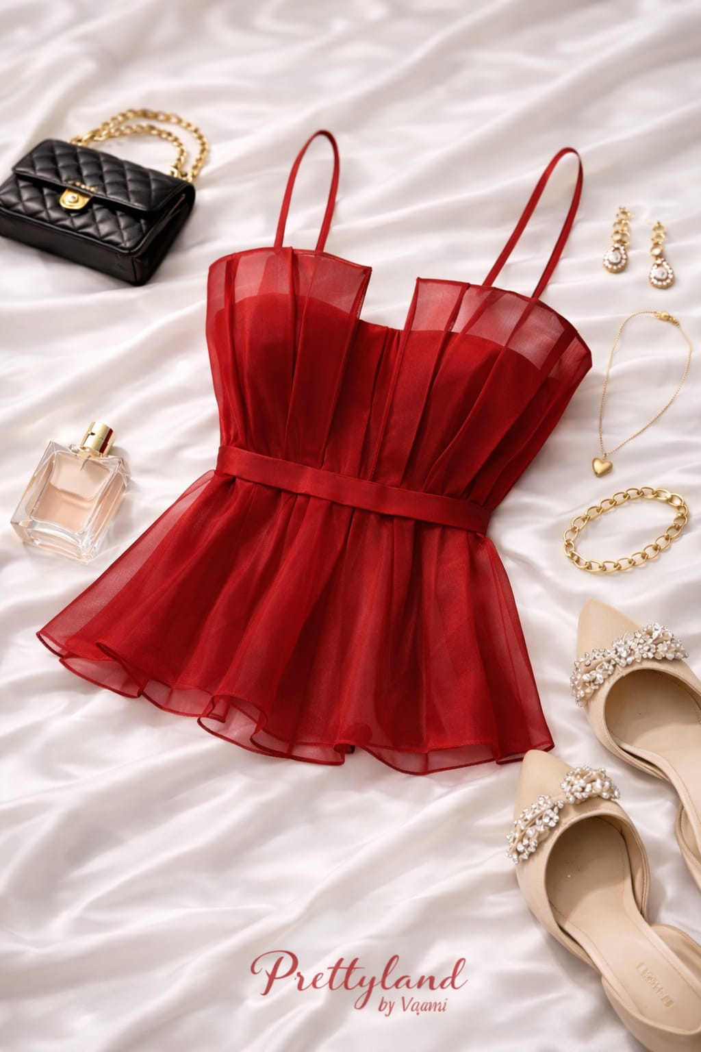 Middi Organza Top-Exclusive