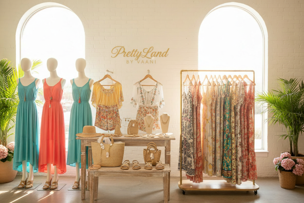 add 'PrettyLand By Vaani' instead of Solstice boutique