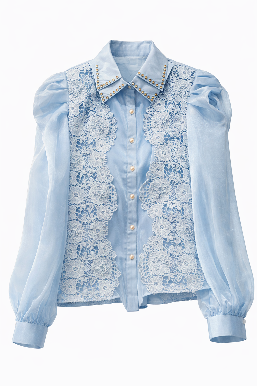 Blue Belle Lace Shirt