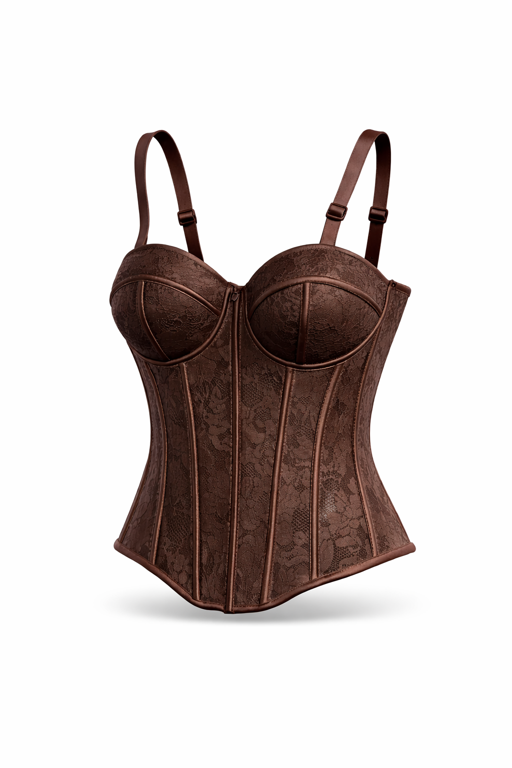 Mocha Glam Corset Top