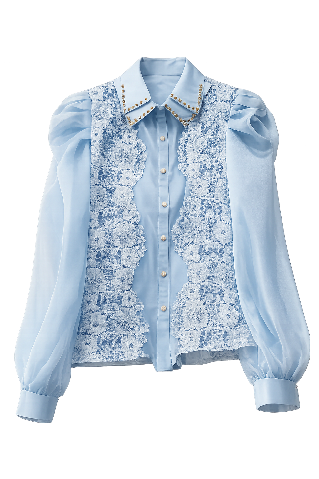 Blue Belle Lace Shirt