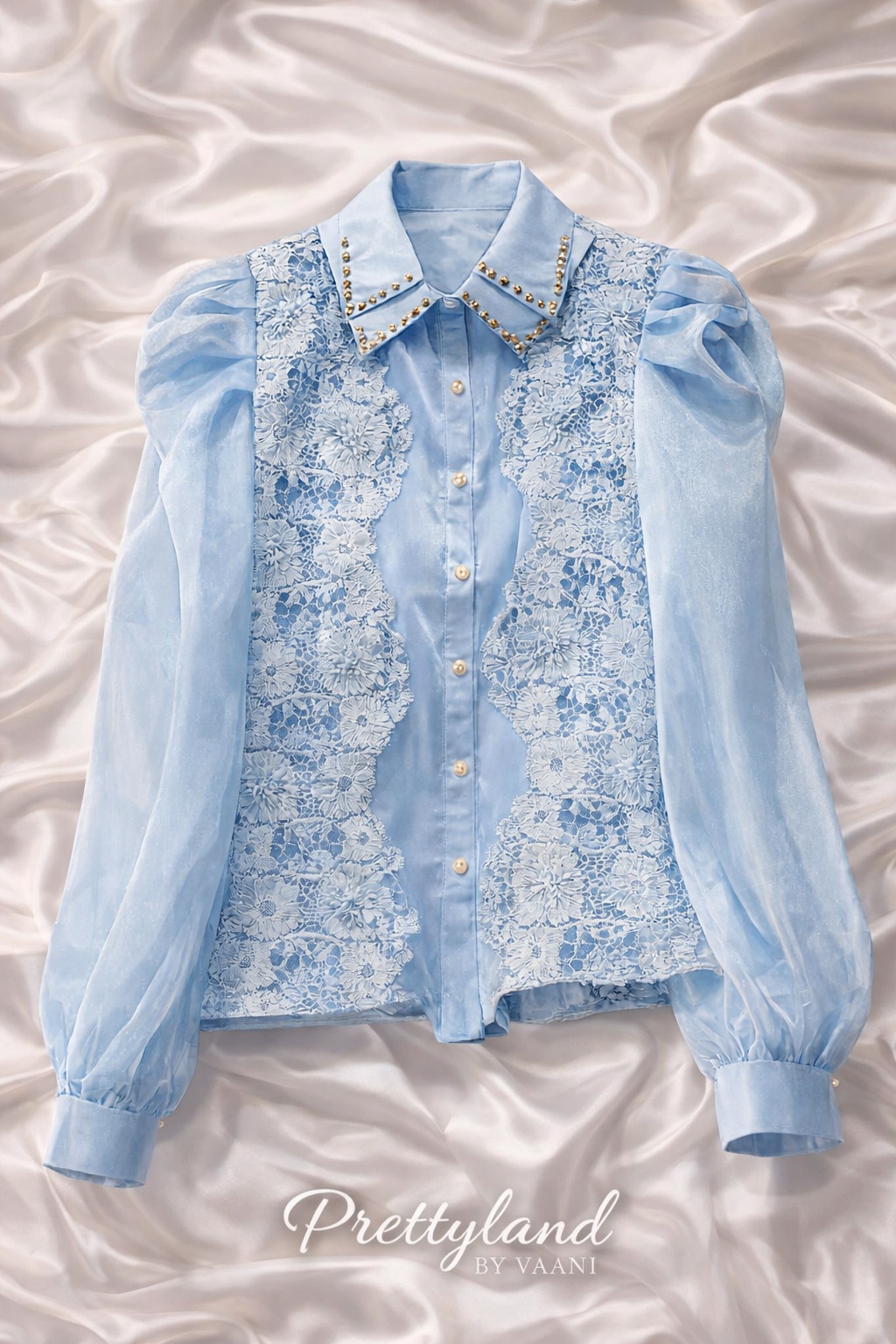Blue Belle Lace Shirt