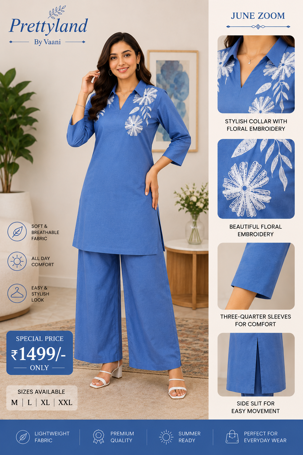 Blue Elegance Coordset (Copy)